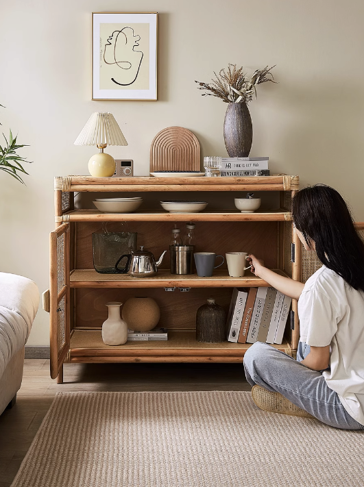 Sunchaser Rustic Rattan Sideboard