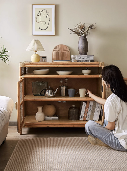 Sunchaser Rustic Rattan Sideboard